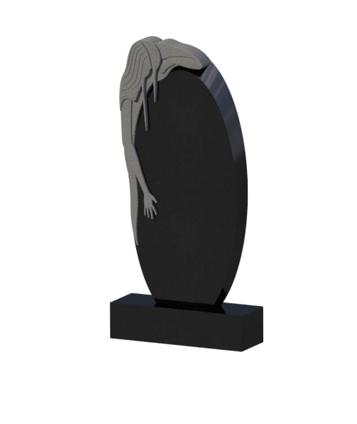 Monument granit negru 0132