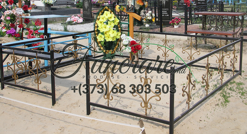 Gard din metal forjat pentru cimitir 0365